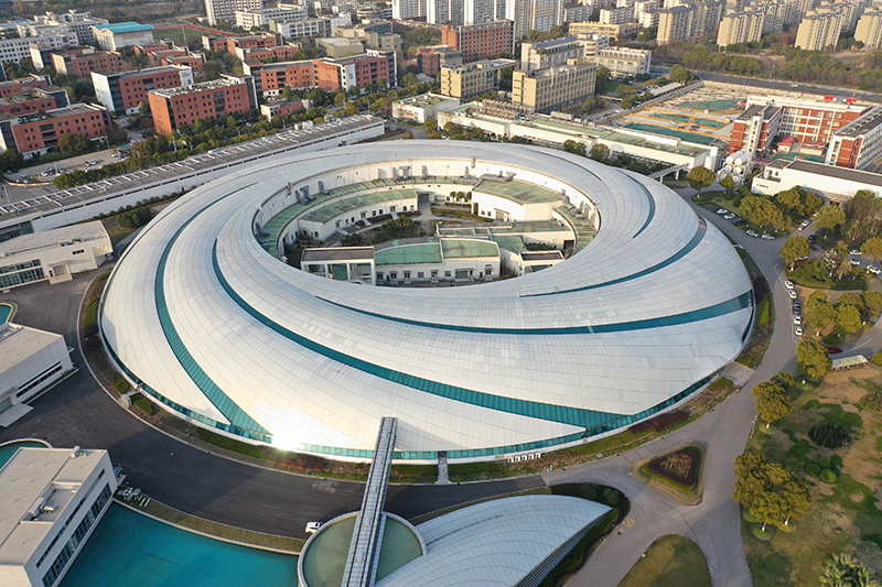 2019年3月12日，航拍上海光源項目。